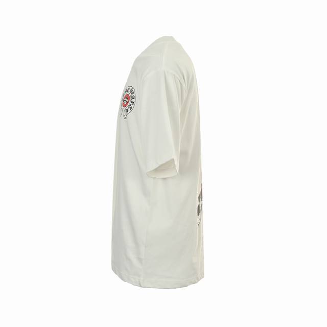 Chrome Hearts 25Ss short-sleeved shirt with Sanskrit print on the chest The fabr