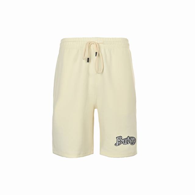 Burberry 25Ss Cursive Embroidered Logo Shorts 2025 Retro Pattern Series is comin