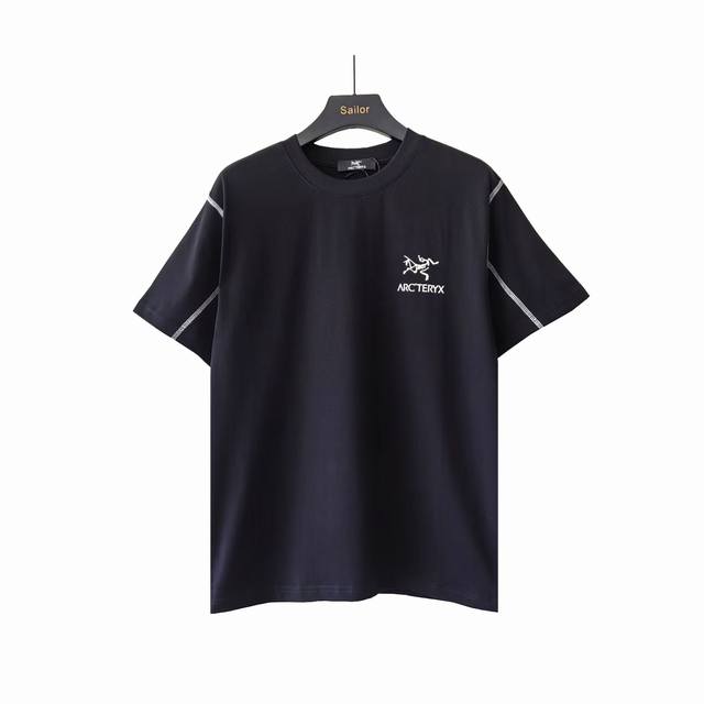 Actual shot details + size chart Arctery'x System A Season 1 Logo T-shirt short