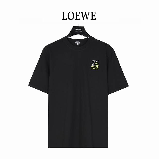 Loewe 25Ss logo contrasting letter embroidery short-sleeved T-shirt Official 1:1