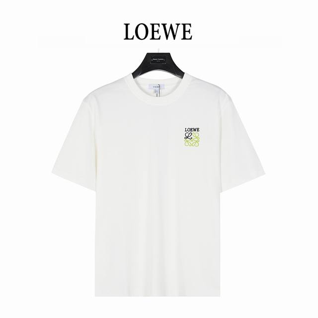 Loewe 25Ss logo contrast color letter embroidery short-sleeved T-shirt Official
