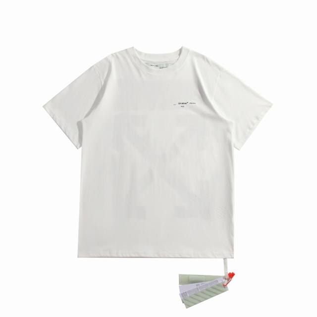 high version Off-White CO Virgil Abloh 19Ss watercolor Monet oil painting arrow