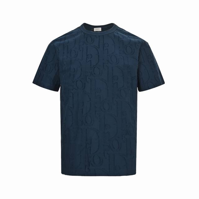 Dior 25Ss All-over monogram jacquard short sleeves Dior's new T-shirt is a new p