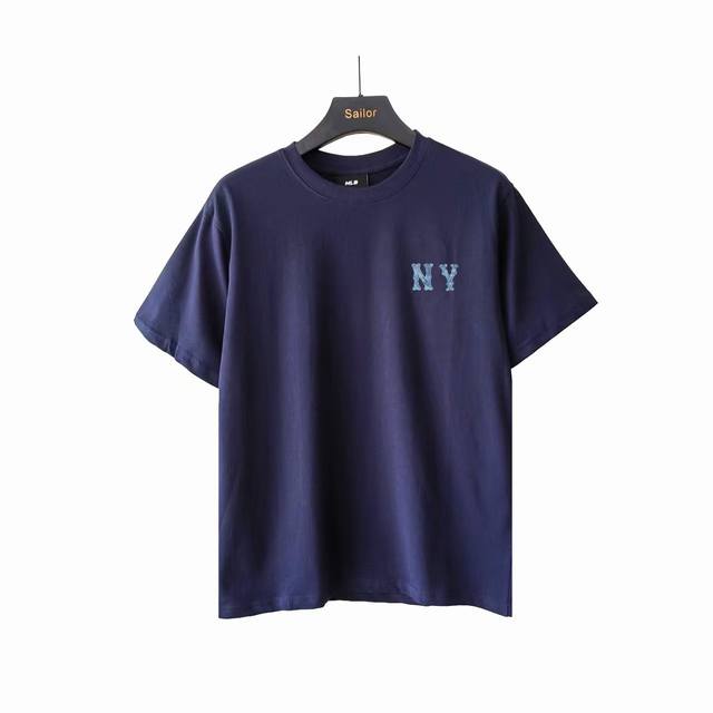 Actual details + details Mlb Yankees front and back letter print Logo short-slee