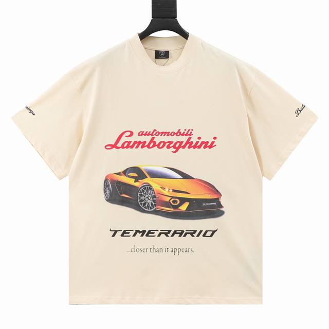 Balenciaga Lamborghini racing short sleeves are purchased from the original vers