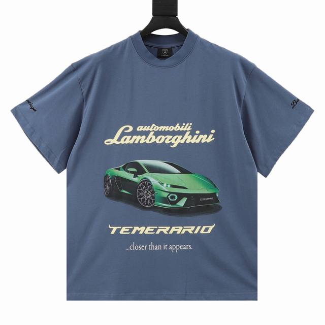Balenciaga Lamborghini racing short sleeves are purchased from the original vers