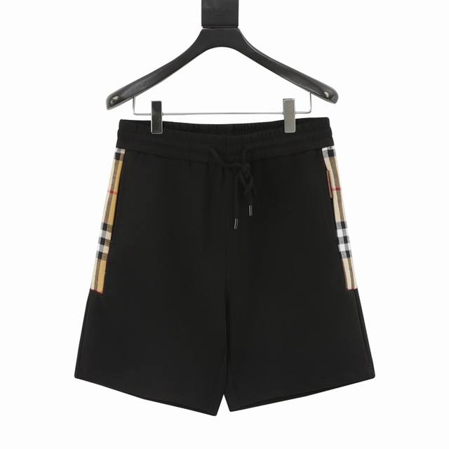 Burberry classic check patchwork logo pocket shorts 2025 latest casual shorts, h