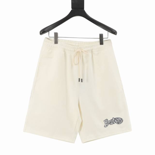 Burberry 25Ss Cursive Logo Embroidered Shorts 2025 Retro Pattern Series is comin