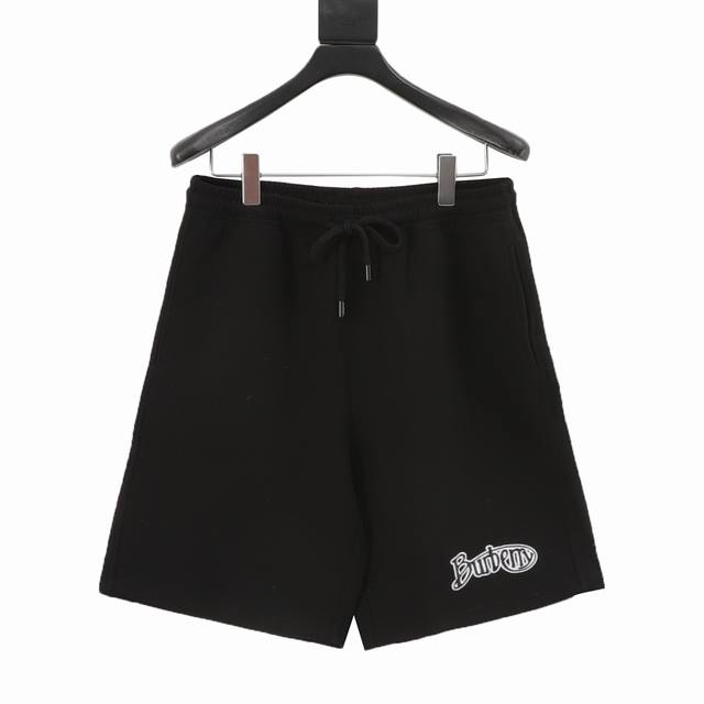 Burberry 25Ss Cursive Logo Embroidered Shorts 2025 Retro Pattern Series is comin