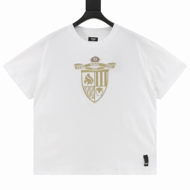 Fendi Fendi shield logo embroidered short sleeves The original version was purch