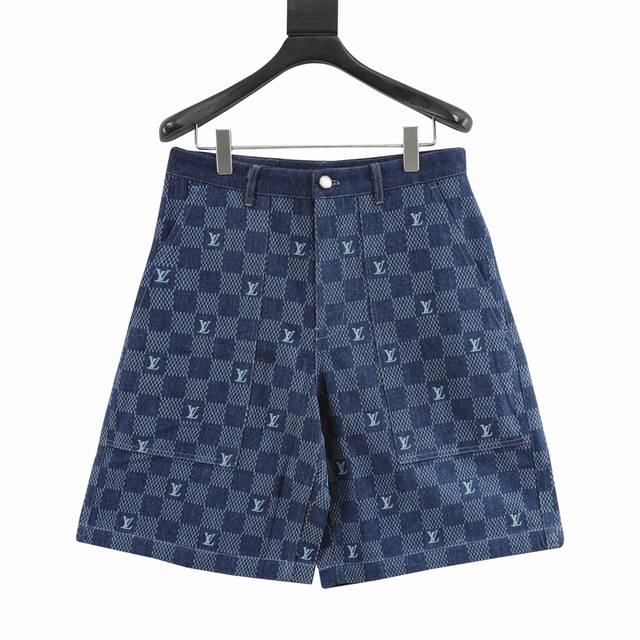 Louis Vuitton Co-branded America's Cup denim shorts The original version was pur