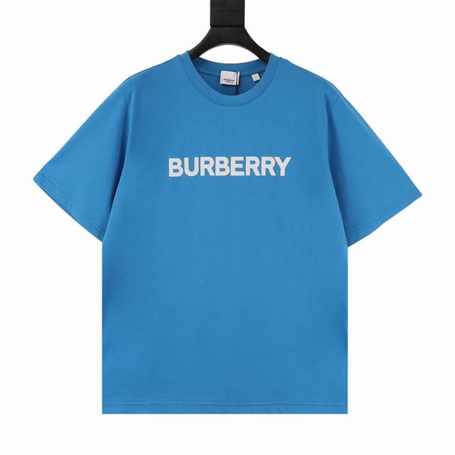 Burberry Bubble Logo Letter Short Sleeve T-shirt The latest summer color matchin