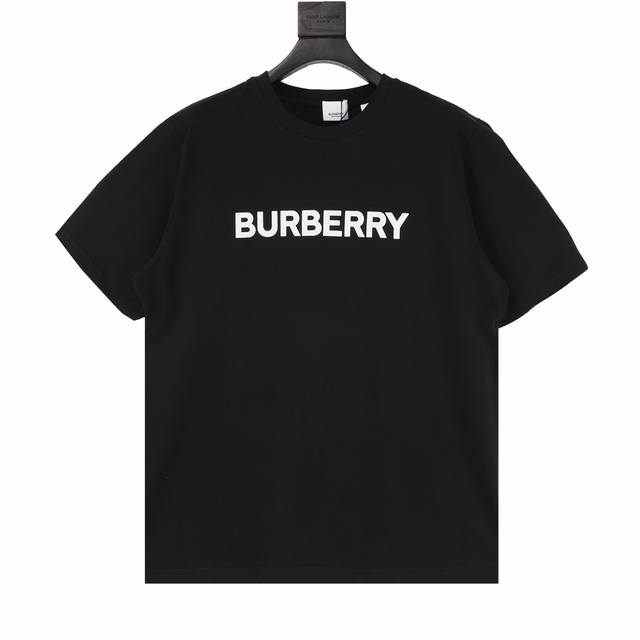 Burberry Bubble Logo Letter Short Sleeve T-shirt The latest summer color matchin