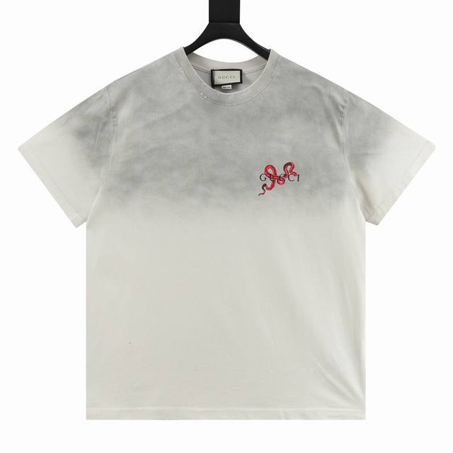 Gucci Washed Snake Year Limited Edition Printed Round Neck T-shirt Customized hi