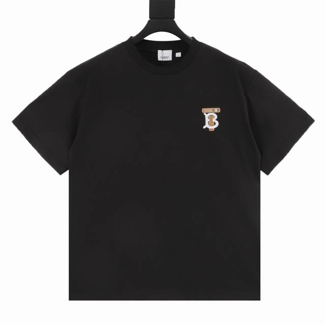 Burberry classic Tb embroidered short sleeves This summer's latest classic and s