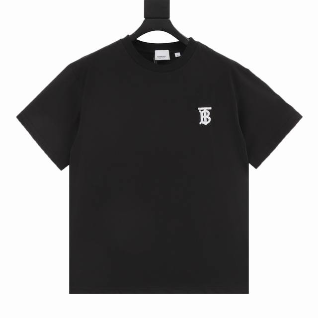 Burberry classic Tb embroidered short sleeves This summer's latest classic and s