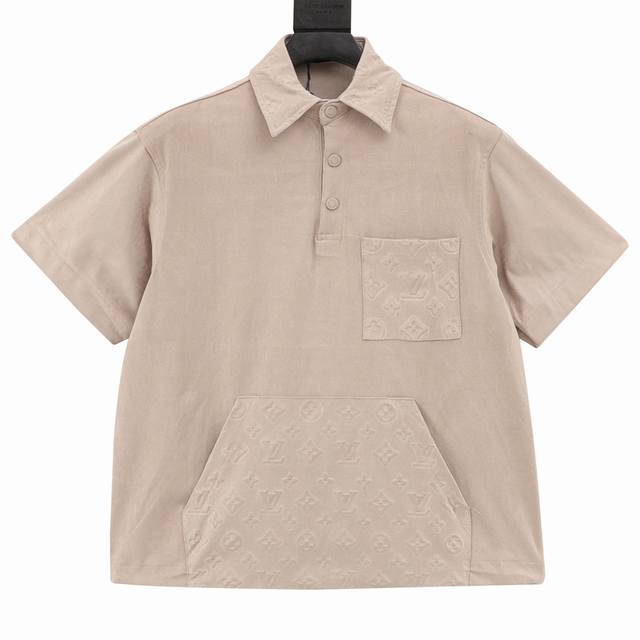 Louisvuitton Louis Vuitton Pocket Monogram Suede Shirt Short Sleeves Customized