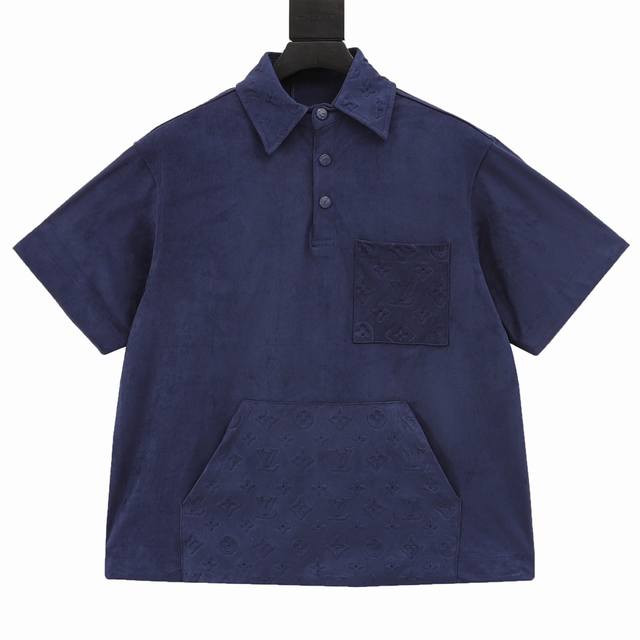 Louisvuitton Louis Vuitton Pocket Monogram Suede Shirt Short Sleeves Customized