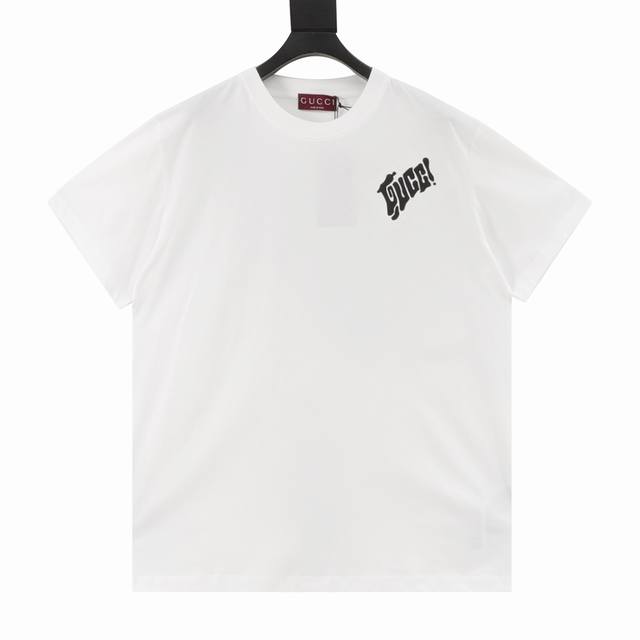 Gucci Guc Lido series black short-sleeved T-shirt The original version was purch