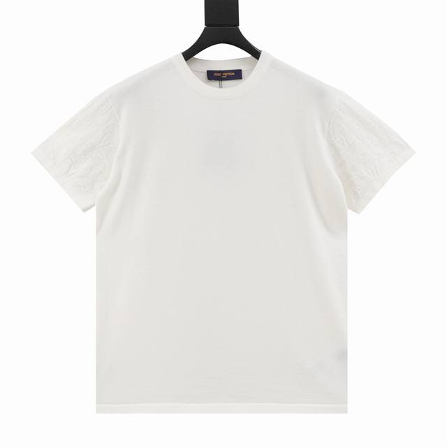 Louis Vuitton jacquard sleeve woolen short sleeves The wool material is made of
