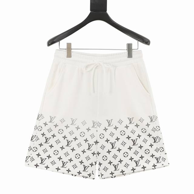 Louis Vuitton 25Ss half-width monogram print shorts The fabric is a customized 3