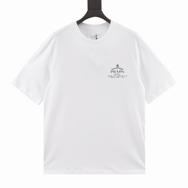 Prada Prada distressed logo print short sleeves . Originally purchased at 4,680,