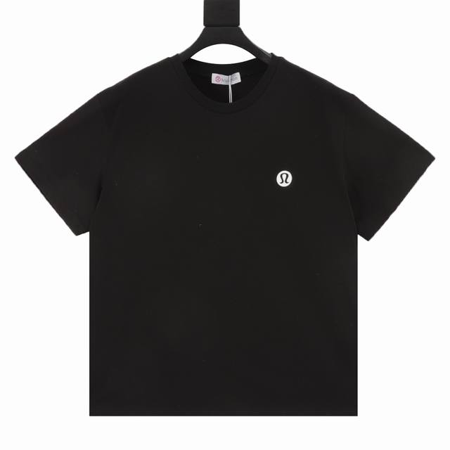 Lululemon limited edition letter logo short-sleeved T-shirt The fabric is made o