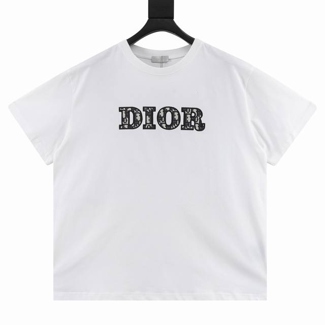 Dior Dior monogram short-sleeved T-shirt Simple yet refined Os short T-shirt. Ob