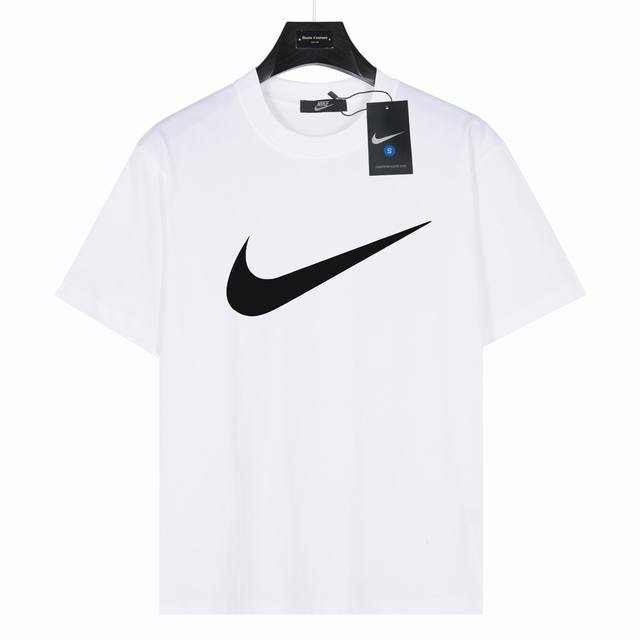 Nike Classic Nike Big Logo Print Style No.: Nk03 White 240g heavyweight small dr