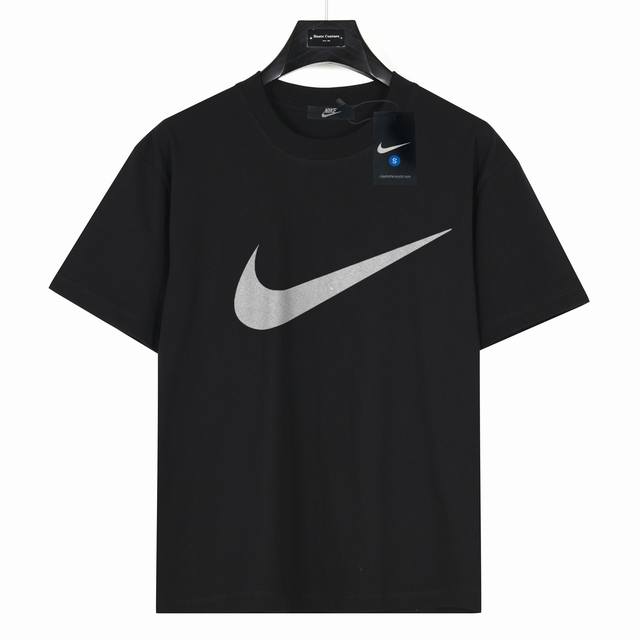 Nike Classic Nike Big Logo Print Style No.: Nk03 Black 240g heavyweight small dr