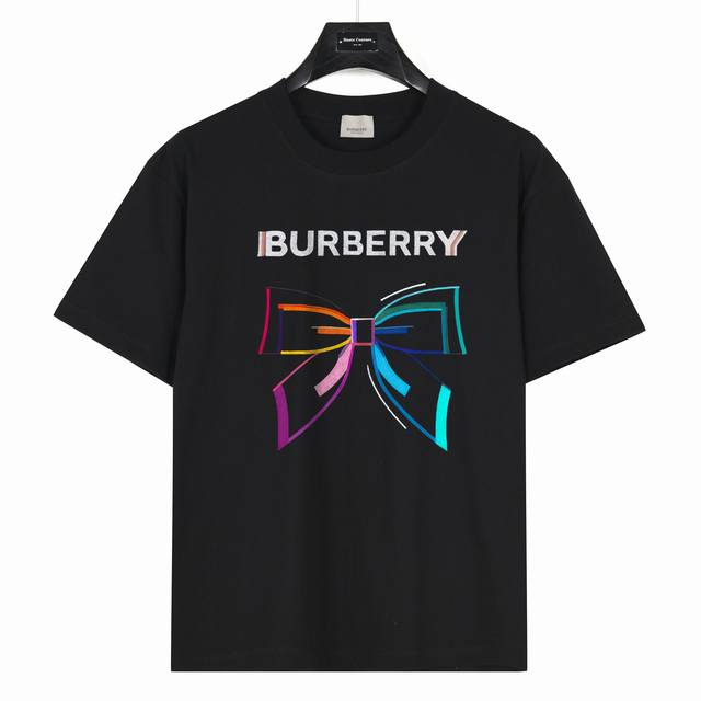 Burberry colorful bow style number: Bb13 black 240g heavyweight small drop shoul