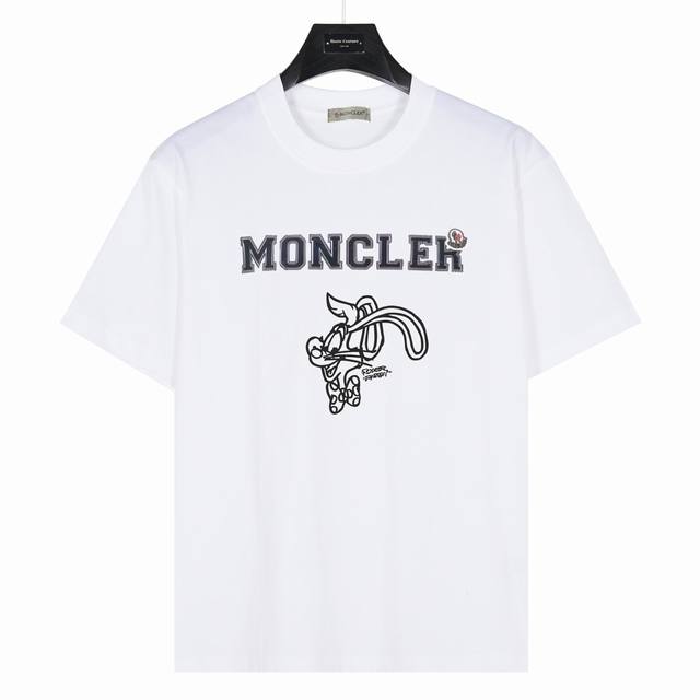 Moncler] Peter Rabbit Sketch Print Style No.: Mk04 White 240g heavyweight small