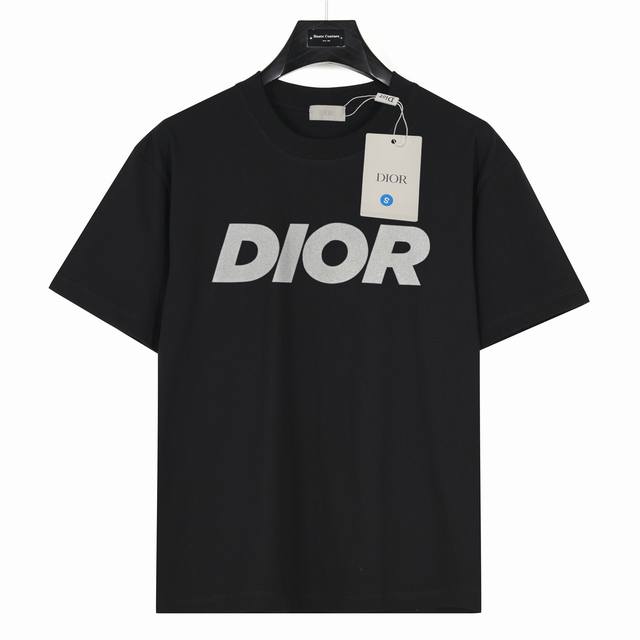 Dior classic letter logo print model number: Dr01 Black 240g heavyweight small d