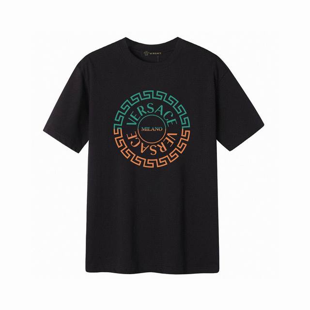 Versace Versace letter short-sleeved T-shirt, simple design looks very generous!