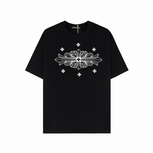Chrome Hearts Cross Personalized Short Sleeve T-shirt, simple design looks very