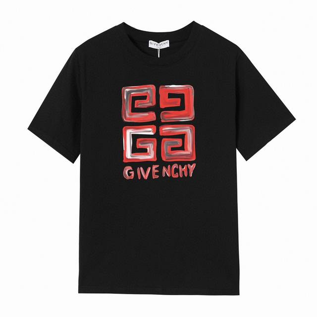 Givenchy Givenchy red letter short-sleeved T-shirt, simple design looks very gen