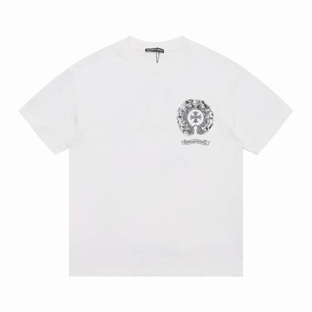 New High version Chrome Hearts Chrome Hearts Blurred Ghost Horseshoe Embroidery