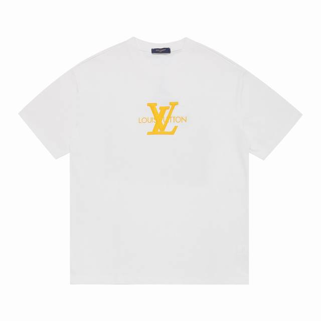 New High version Louis Vuitton short sleeves with silicone three-dimensional con