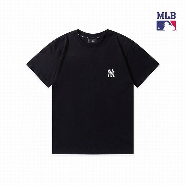 new high version Mlb oblique Logo old flower full print short sleeves unisex sty
