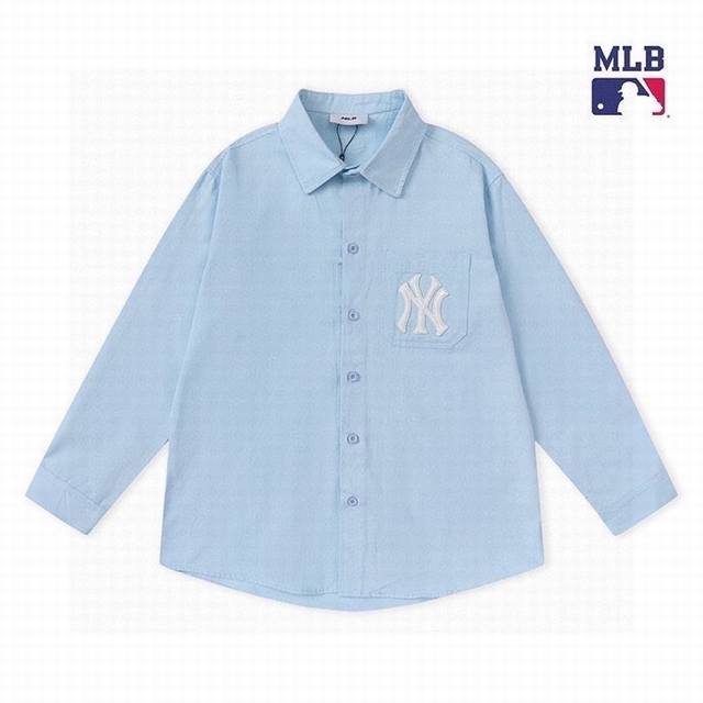 New arrival High quality Mlb new woven big logo monogram shirt Unisex style, the