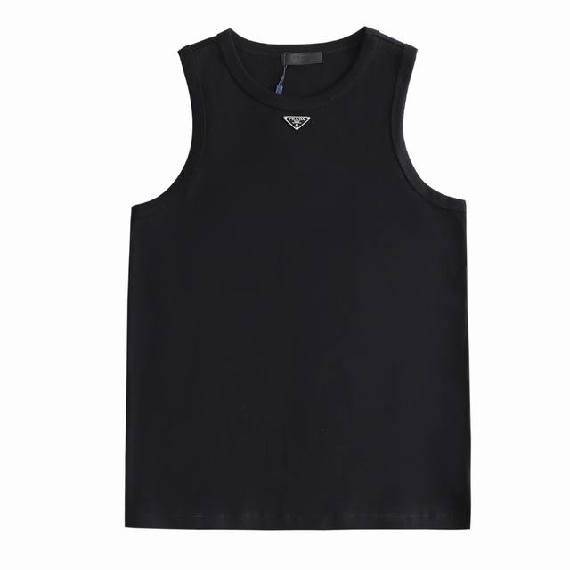 New arrival Top-level, highest version Prada classic metal triangle logo on the