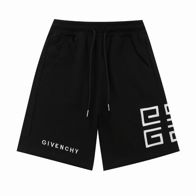 New arrival High version Givenchy 24Fw4G checkered embroidered shorts Same style