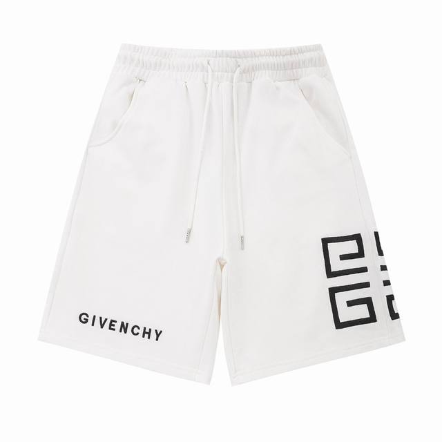New arrival High version Givenchy 24Fw4G checkered embroidered shorts Same style