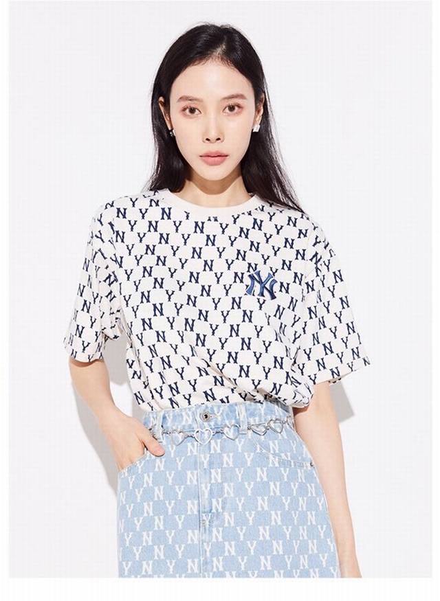 New arrival Mlb new full print short sleeves, same style for men and women The f