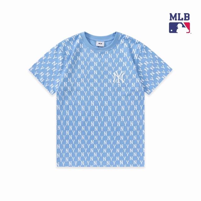 New arrival Mlb new full print short sleeves, same style for men and women The f