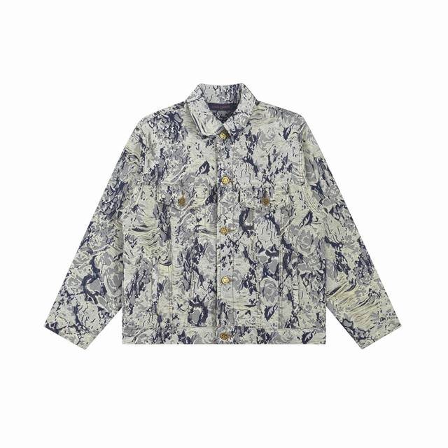 New arrival Louis Vuitton Lv destroyed floral rose jacquard heavy washed tassel
