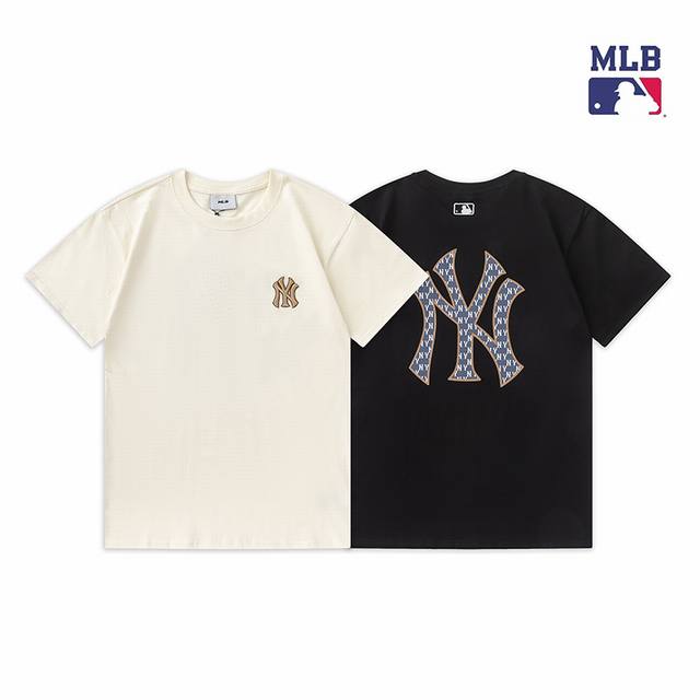 New arrival Mlb new short sleeve, same style for men and women Fabric: 260g doub