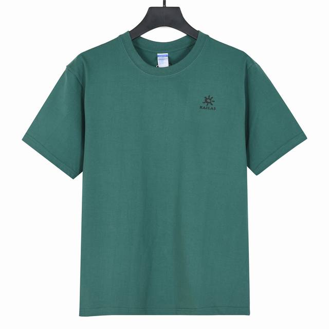 Kailas-Kailas double yarn pure cotton short-sleeved T-shirt for couples. High-qu