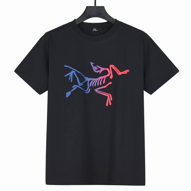 Arcteryx 2025 Little Red Book hit short-sleeved T-shirt with colorful gradient b