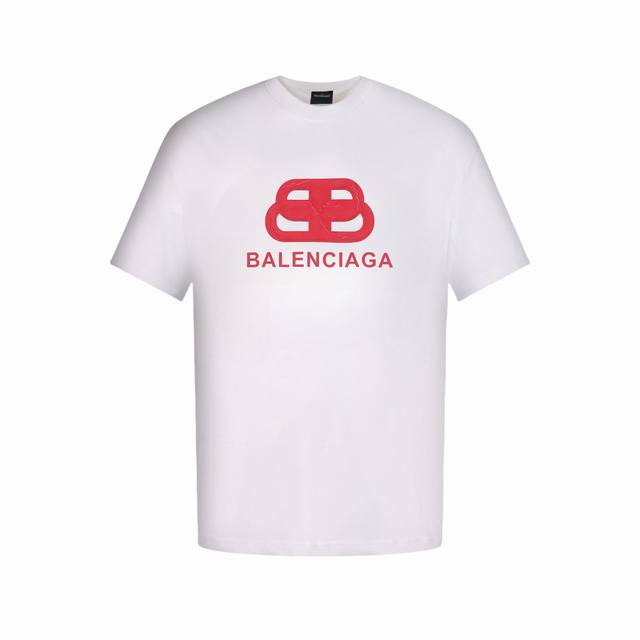 Balenciaga Silicone Cracked Logo Short Sleeve T-shirt This T-shirt is made of cu